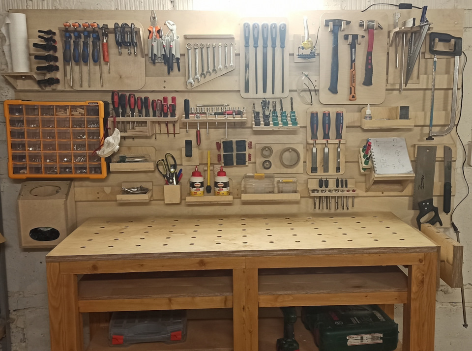Система хранения в гараж, хранение инструмента - продажа в СПб