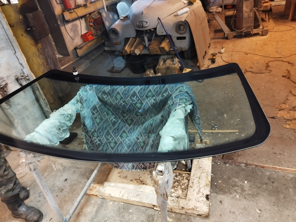 Замена Лобового стекла — ГАЗ Соболь, 2,5 л, 2004 года | кузовной ремонт ...