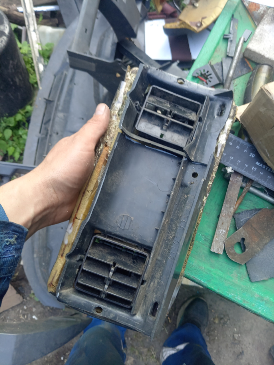 Вложил подпиленое основание в облицовку — Lada 2120 Надежда