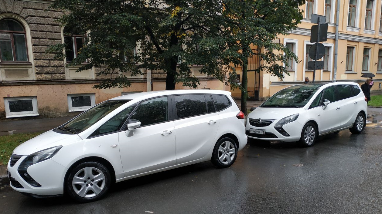 Zafira Tourer c вело ерепление