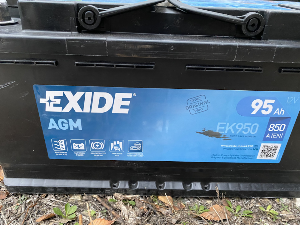 Аккумулятор f10. 8f на аккумуляторе Exide.