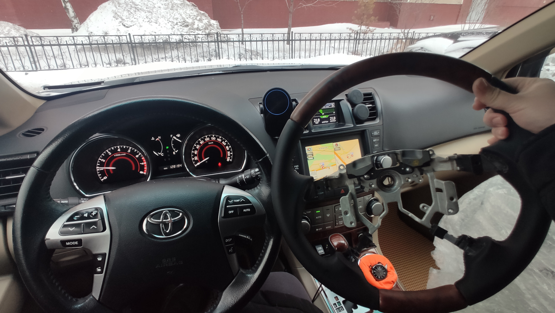 Замена руля - Toyota Highlander (XU40), 3,5 л, 2012 года своими руками DRIVE2