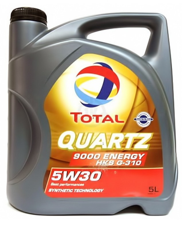 175393 Моторное масло QUARTZ ENERGY 9000 HKS 5W30 5L TOTAL | Запчасти ...