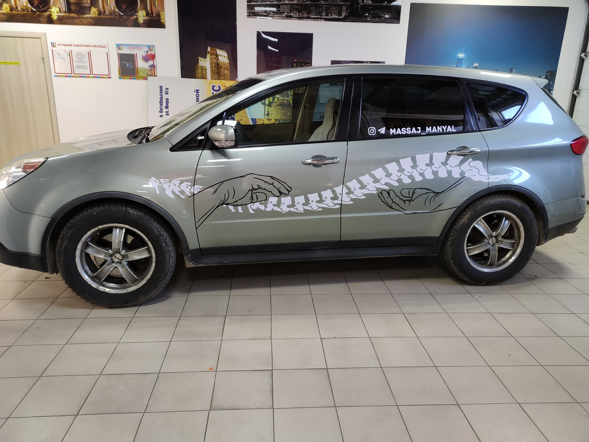 Наклейки — Subaru Tribeca B9, 3 л, 2005 года | тюнинг | DRIVE2