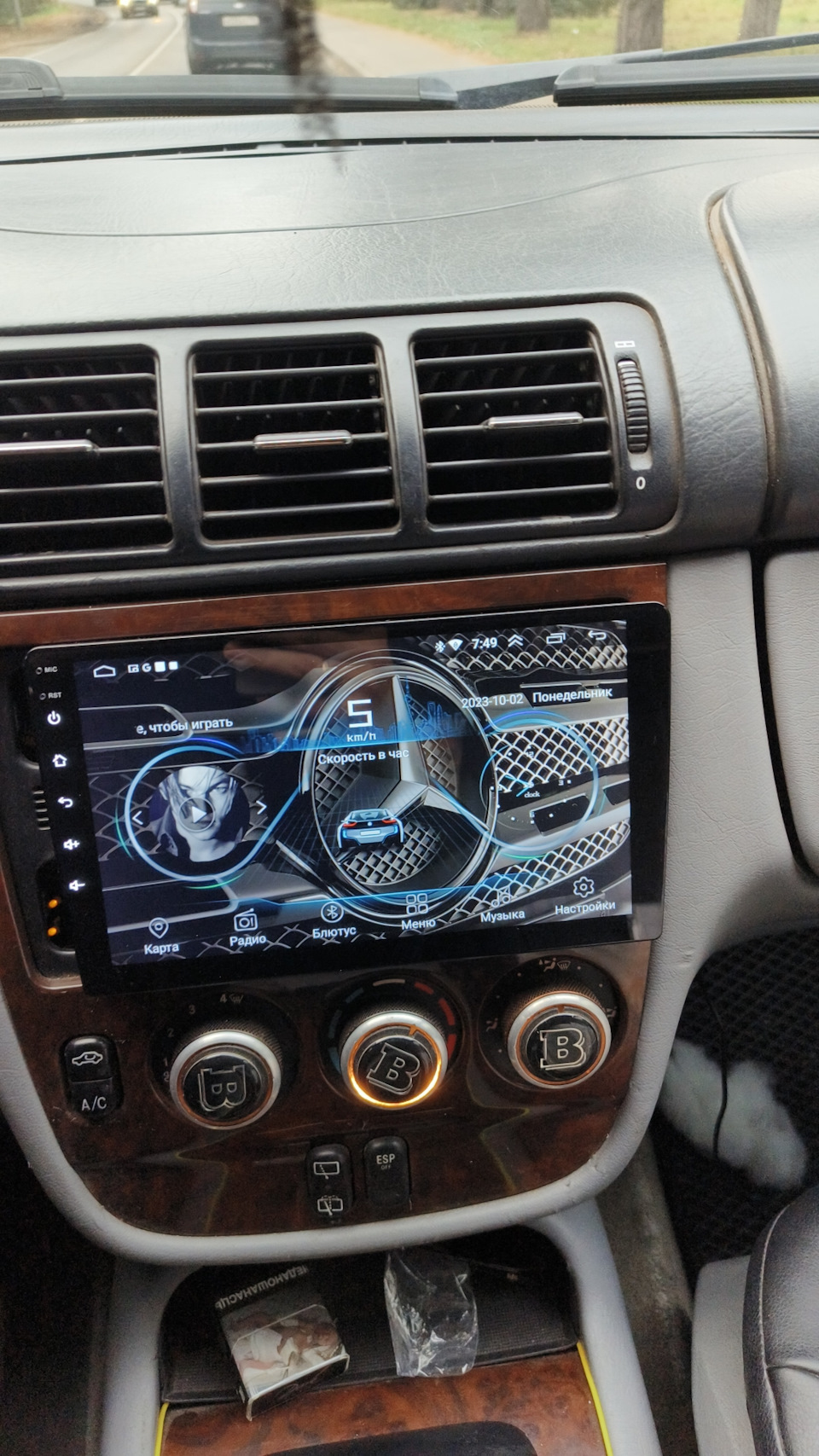 Магнитола — Mercedes-Benz M-Class (W163), 3,2 л, 2001 года | тюнинг ...