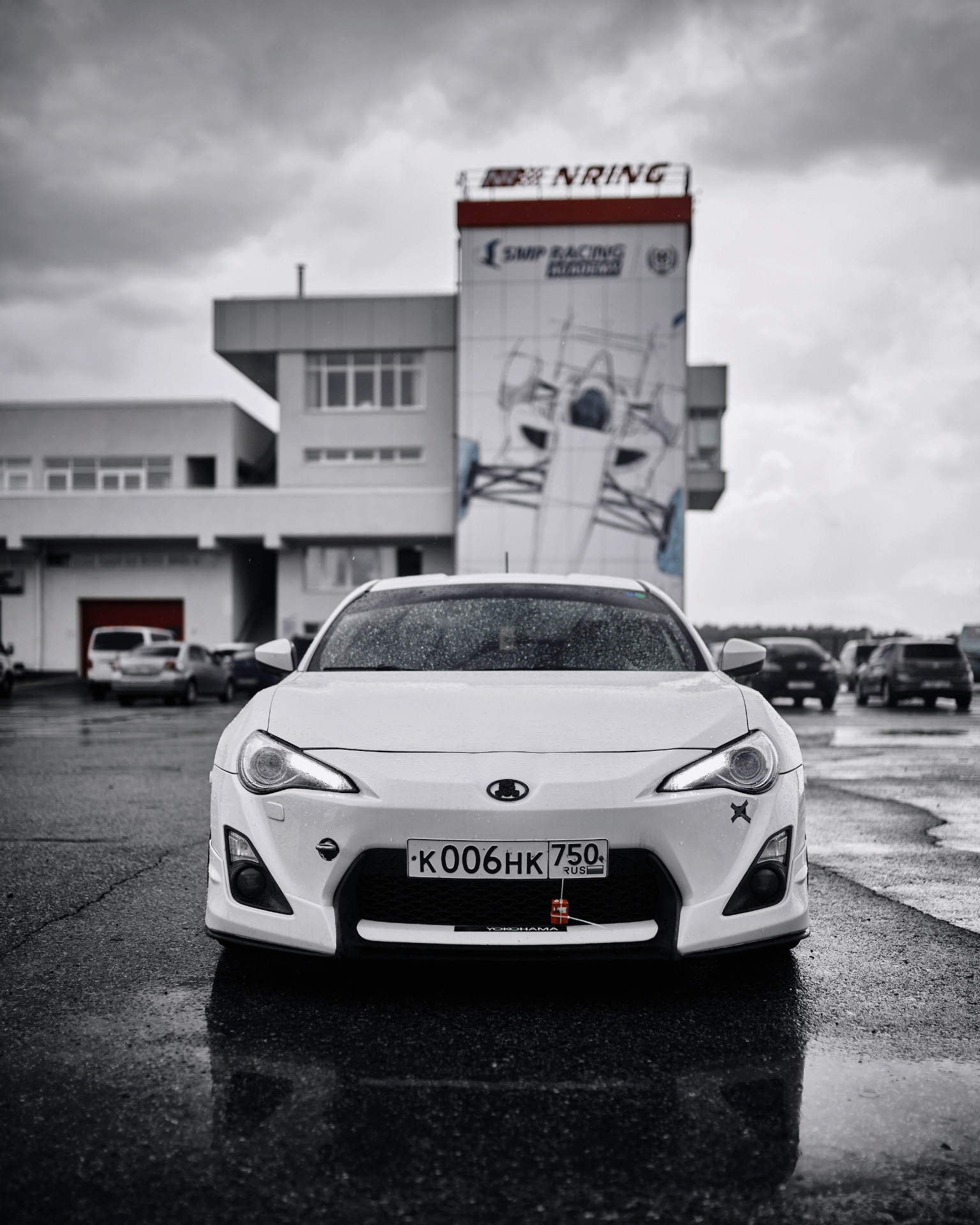 Toyota gt86 2012 белая