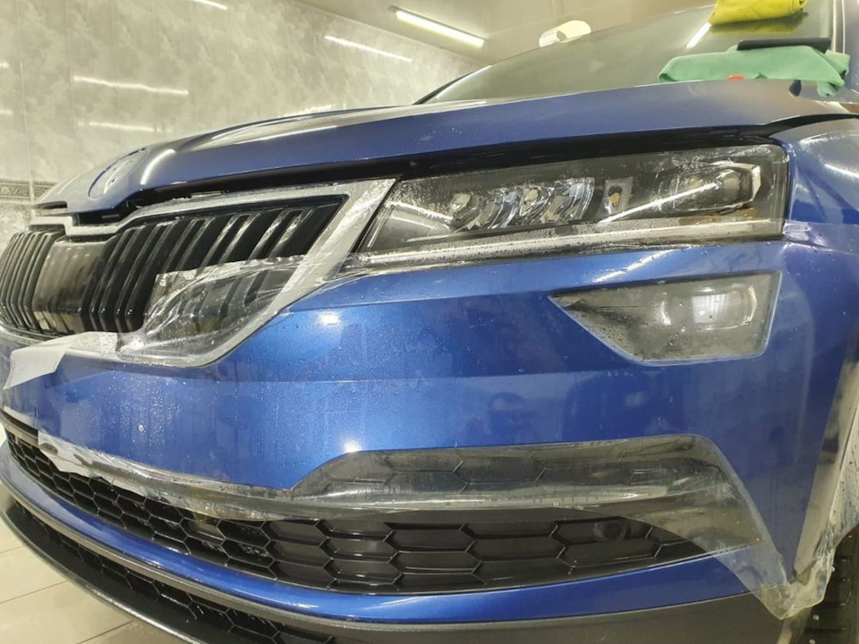 Пленка в круг — Skoda Karoq, 1,4 л, 2021 года | аксессуары | DRIVE2