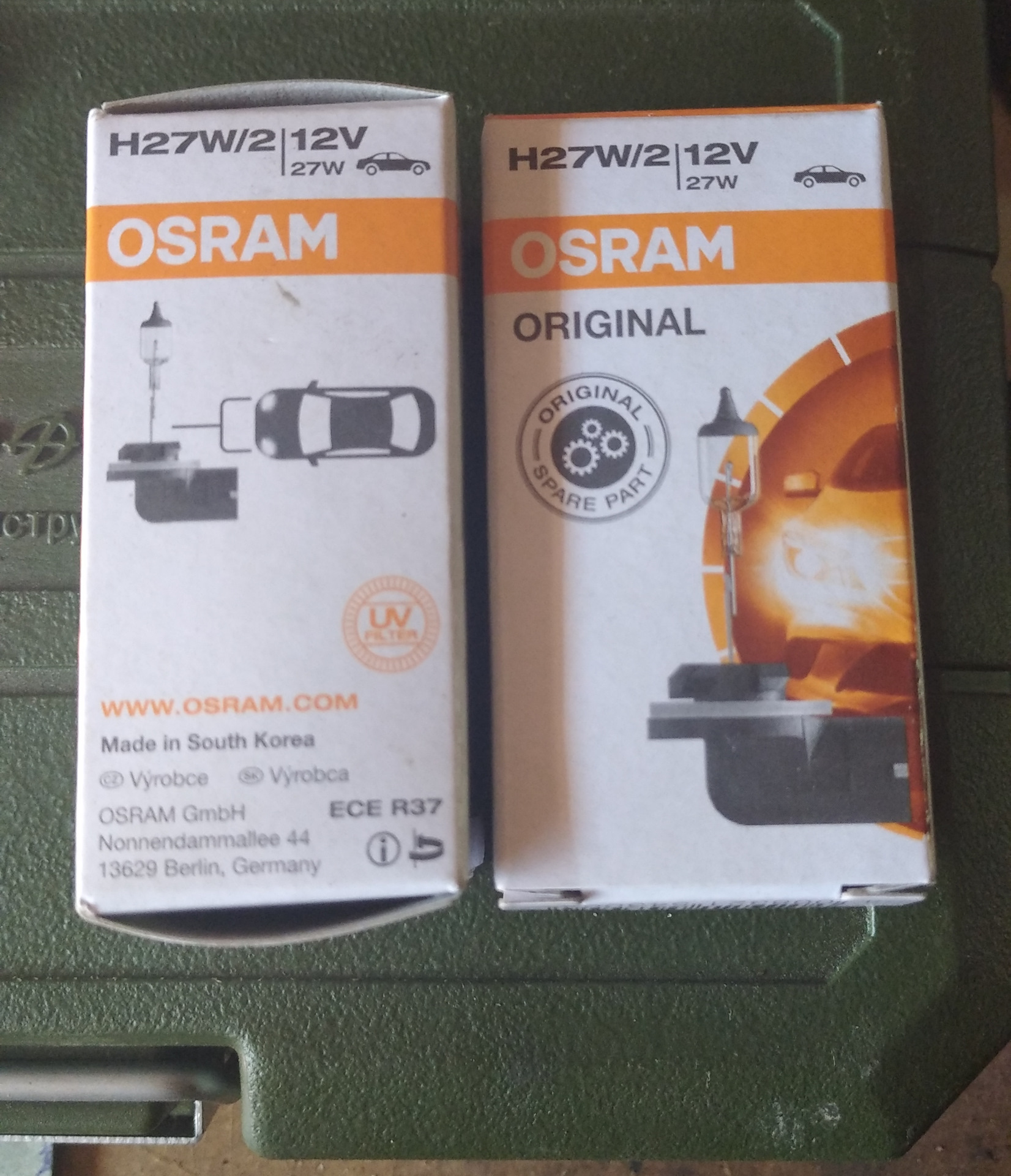 Замена лампочек в противотуманках на Osram. — KIA Ceed (1G), 1,6 л ...
