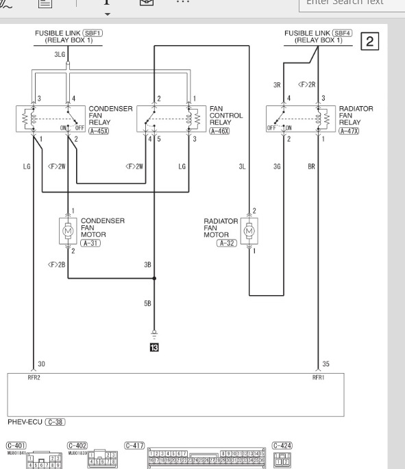 Схема мицубиси