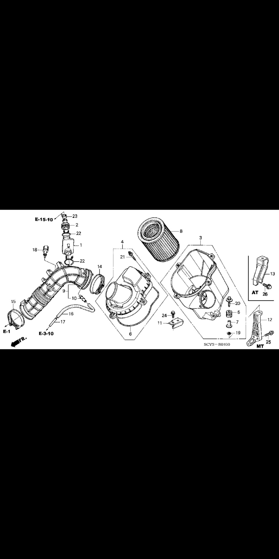 Клапан PCV или клапан принудительной вентиляции картерных газов — Honda  Element, 2,4 л, 2003 года | поломка | DRIVE2