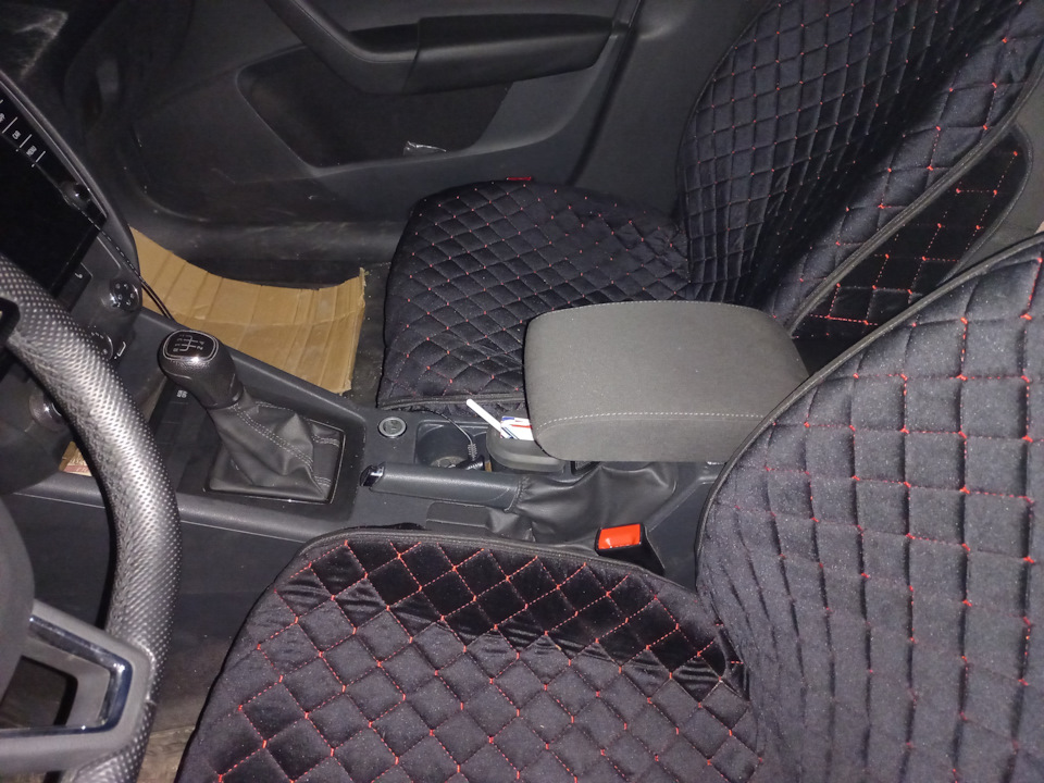 Подлокотник Jumbo box — Skoda Octavia A7 Mk3, 1,6 л, 2019 года | своими ...