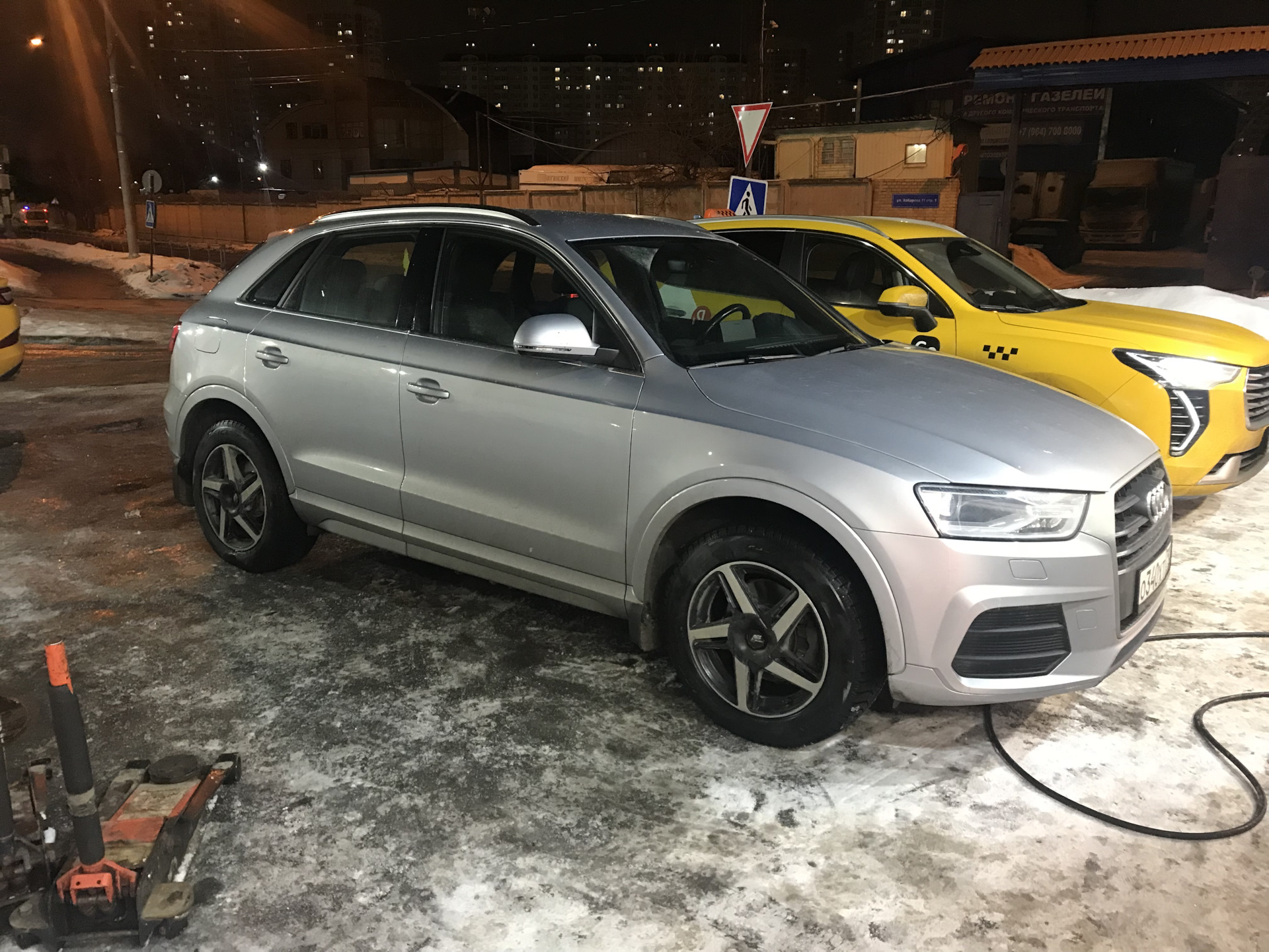 Катки на зимушку-зиму AEZ оригинал — Audi Q3 (1G), 2 л., 2016 года ...