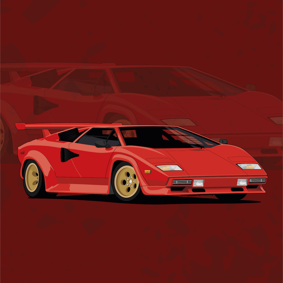 Рисунок Countach — DRIVE2