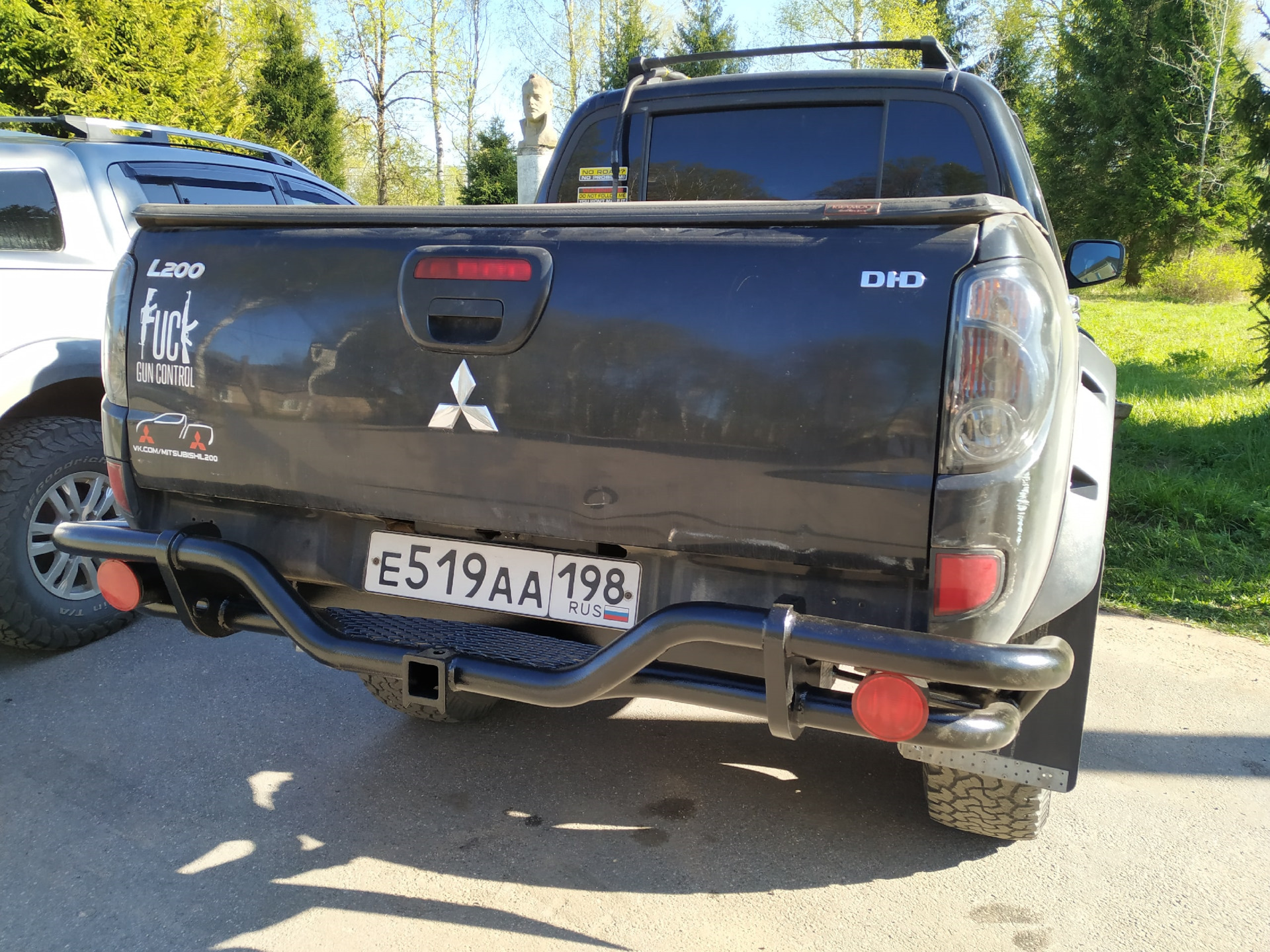 Алюдеф бампер mitsubishi l200