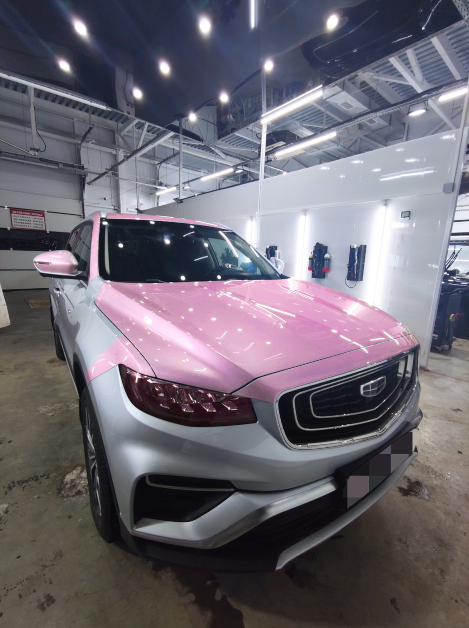 Оклейка автомобиля антигравийной пленкой и тонировка задней полусферы ...