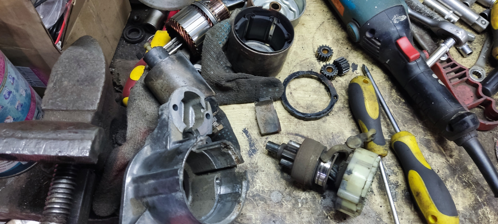 Замена бендикса — Mazda 3 (1G), 1,6 л., 2008 года | поломка | DRIVE2