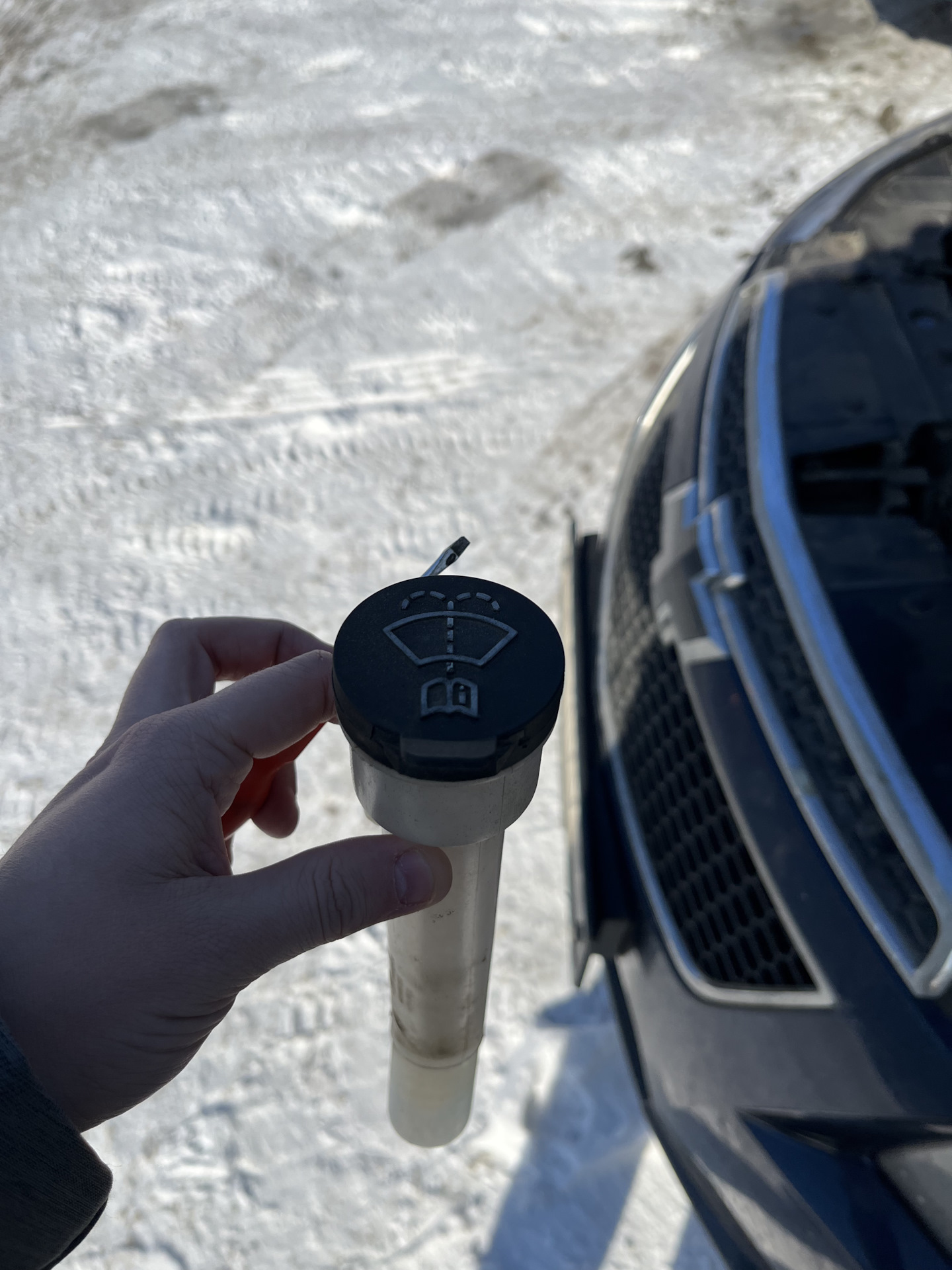 Крышка омывайки VAG и +15 к л.с — Chevrolet Cruze (1G), 1,8 л, 2011 ...