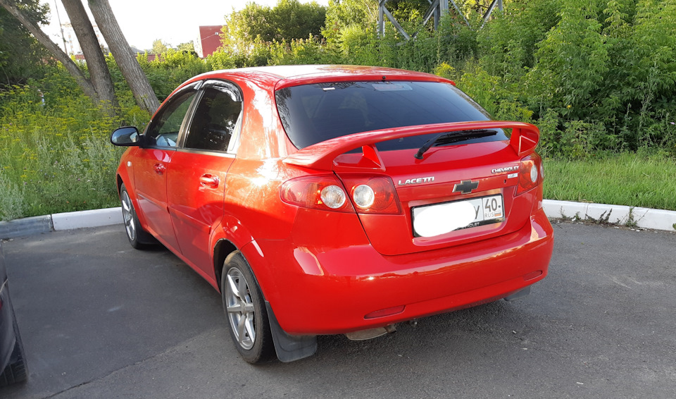 Chevrolet Lacetti спойлер