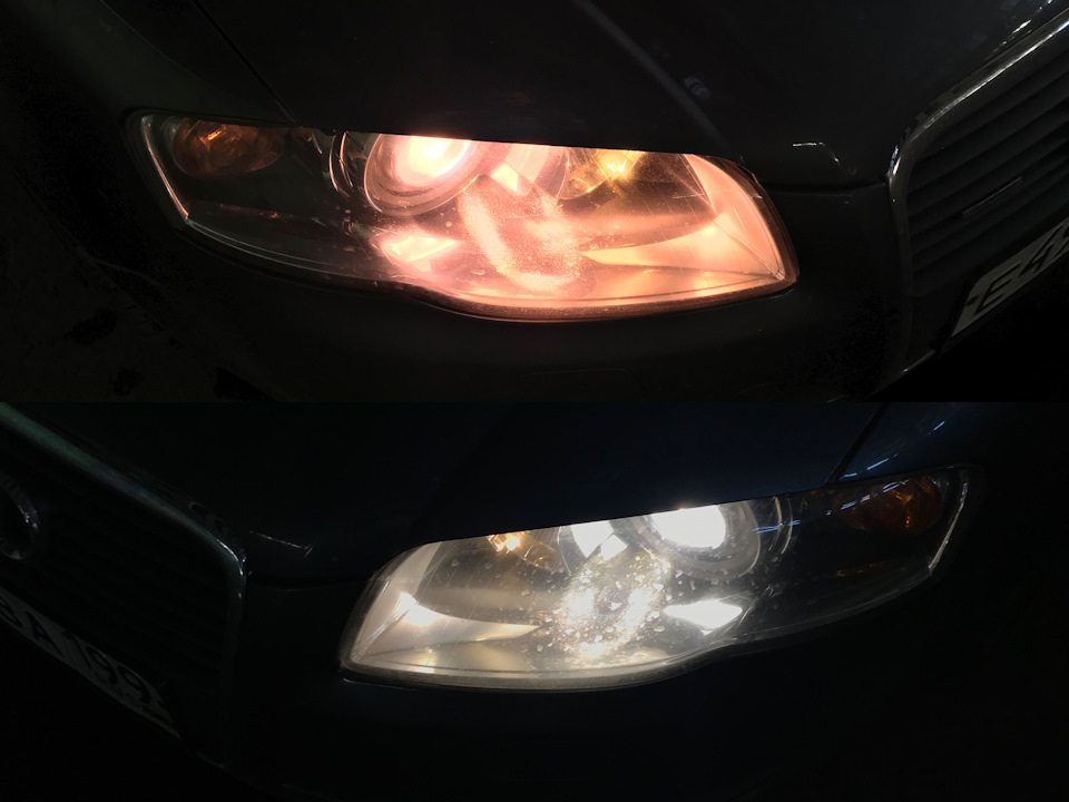 Да будет свет — Audi A4 Avant (B7), 1,8 л, 2007 года | своими руками ...