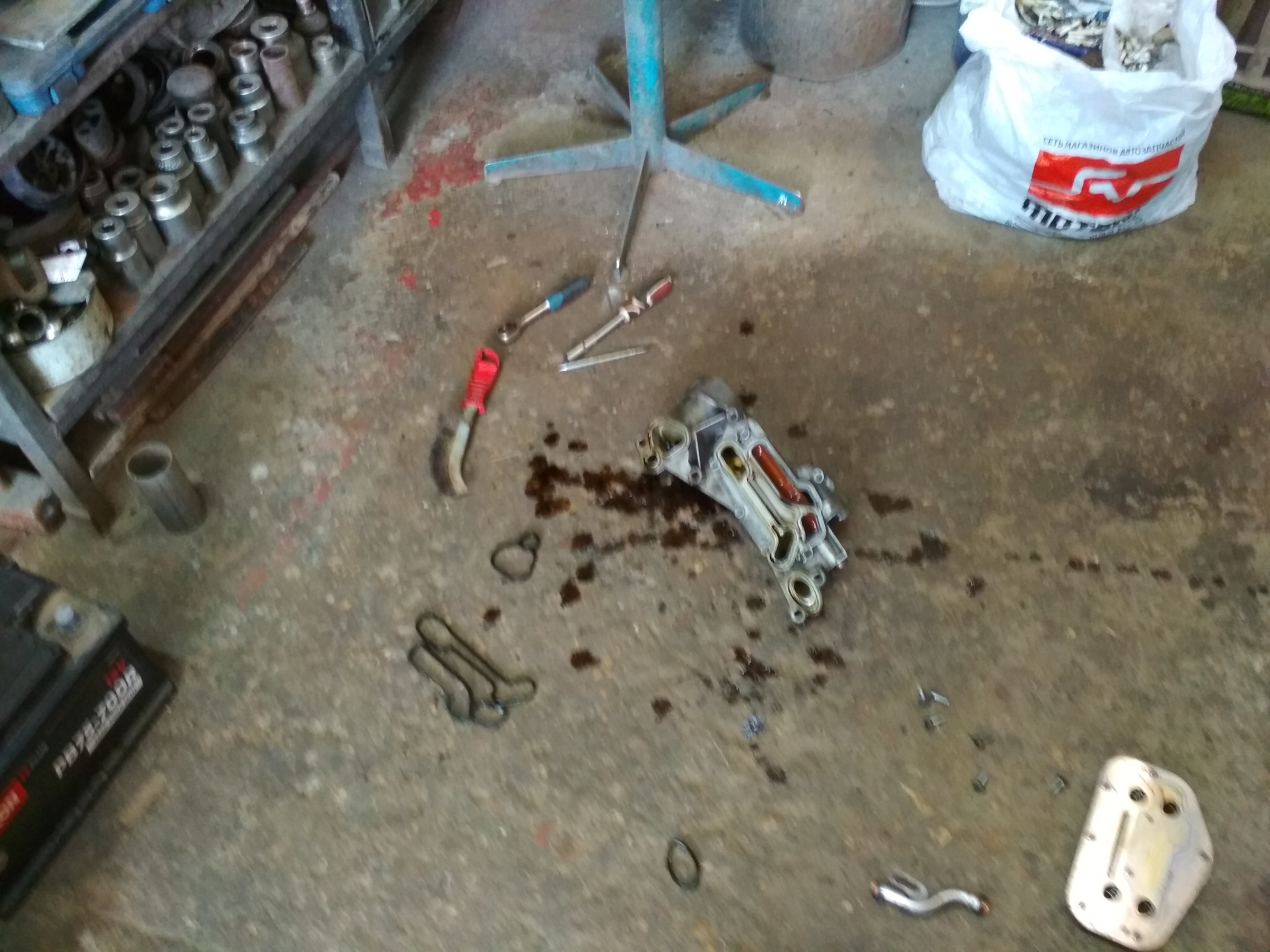 Замена прокладок теплообменника+ прочее — Opel Astra H, 1,8 л, 2012 ...