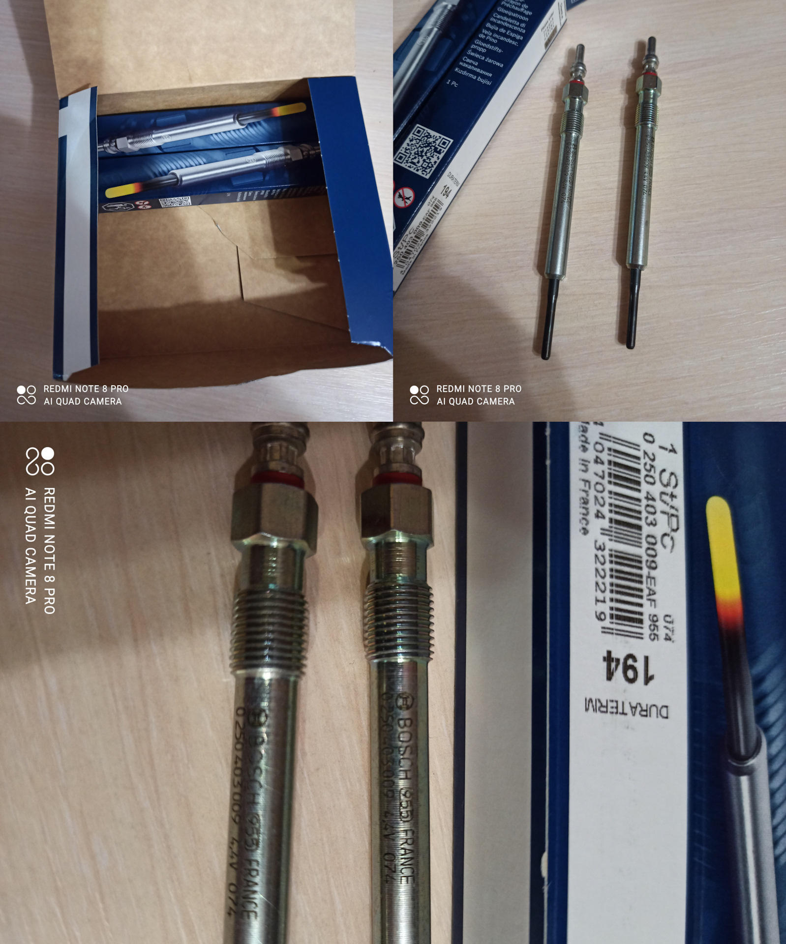 Замена свечей накаливания Bosch. — Volkswagen Passat CC, 2 л, 2008 года ...