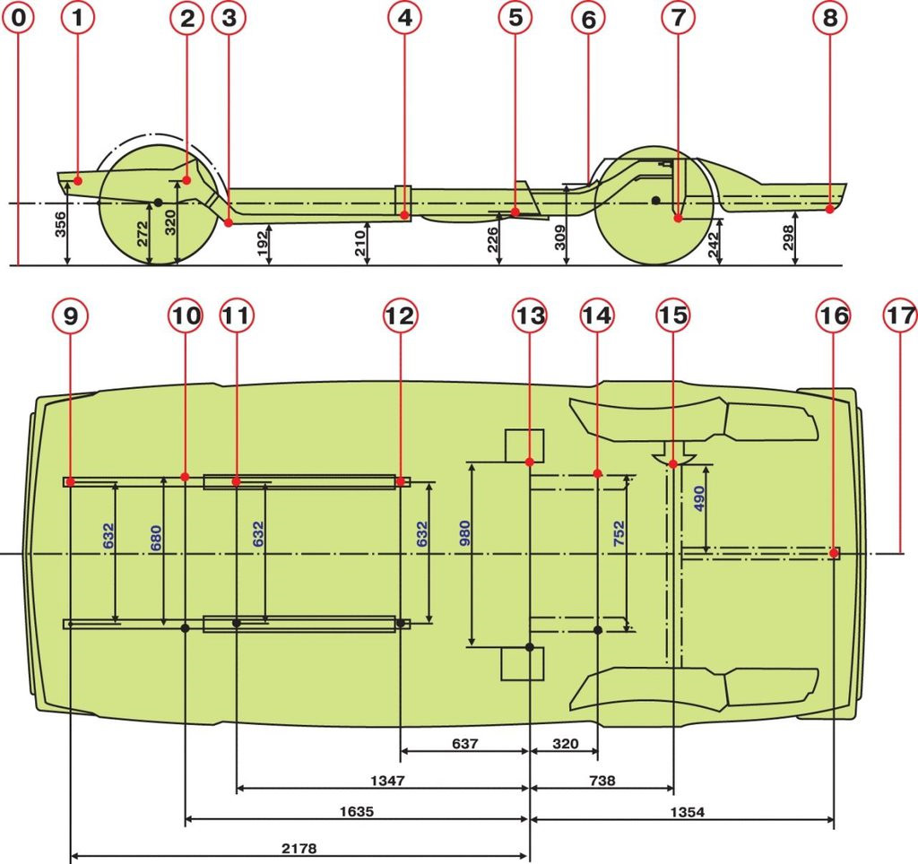 Схема кузова ваз 2101