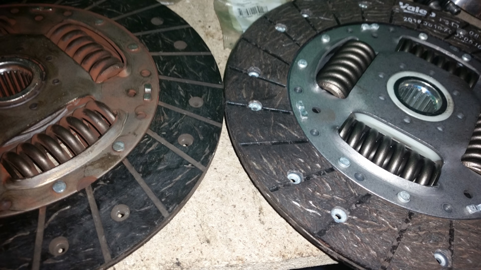 Замена диска сцепления, или я уже что — "пенсионер"? (износ диска за ...