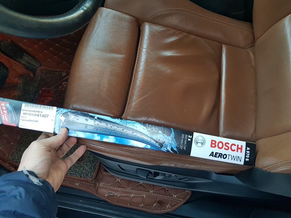 Новые дворники bosch aero twin — BMW X5 (E70), 3 л, 2008 года ...