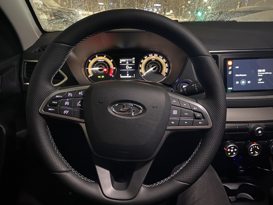 Оплетка для руля из эко-кожи — Lada Vesta (NG), 1,6 л, 2023 года ...