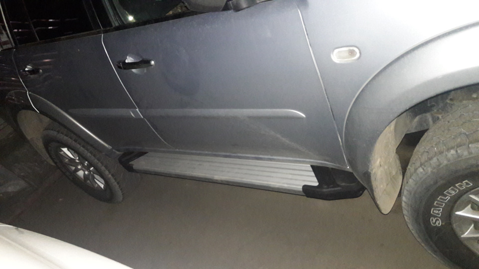 Подножки Rival — Mitsubishi Pajero Sport (2G), 3 л, 2012 года ...