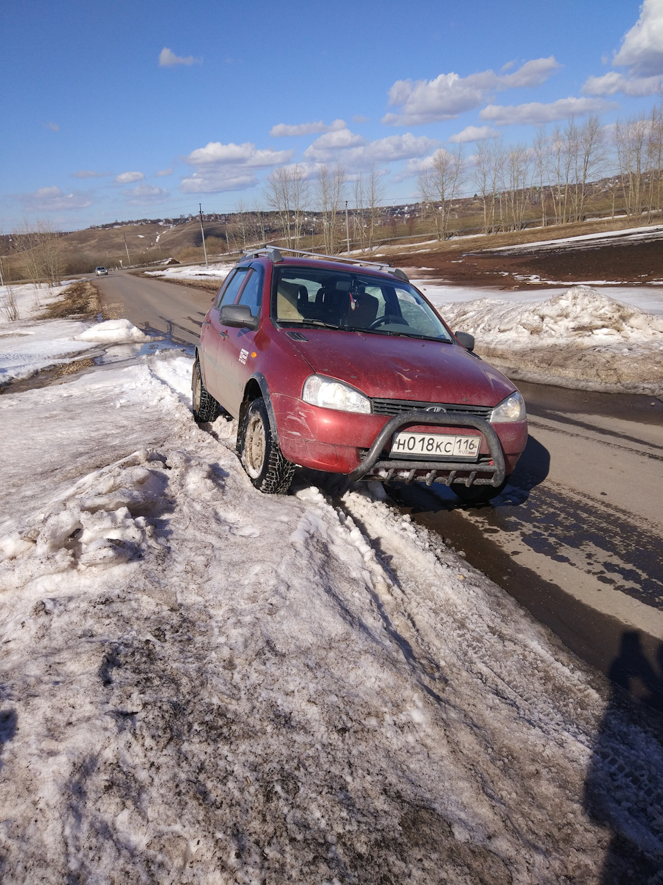 Полный передний привод! — Lada Калина универсал, 1,6 л, 2010 года |  покатушки | DRIVE2