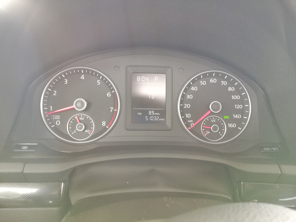 Пробег при установке. — Volkswagen Jetta V. Запчасти на фото: DRL140