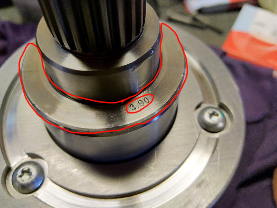 Проставочное кольцо на валу — Haval H6 (1G)