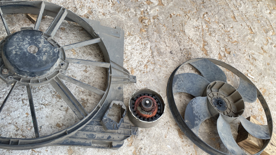 Итоги! Щетки на моторчик вентилятора охлаждения — Renault Symbol, 1,4 л ...