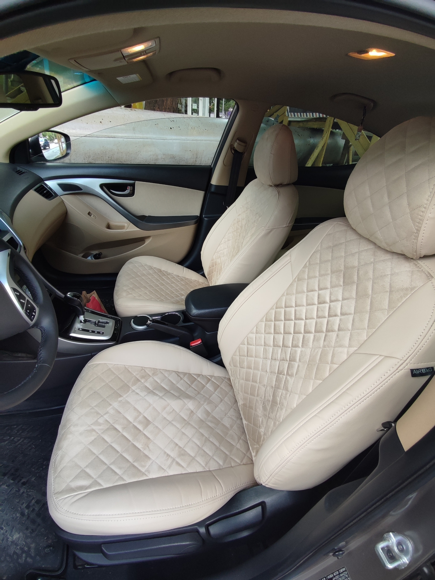 Поставил Чехлы — Hyundai Elantra (5G), 1,6 л, 2012 года | аксессуары ...
