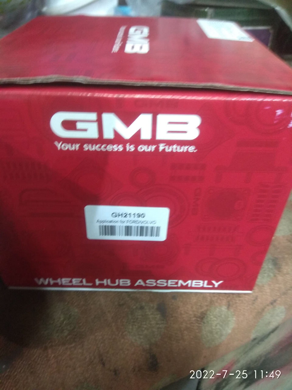 GH21190 Ступица колеса GMB | Запчасти на DRIVE2
