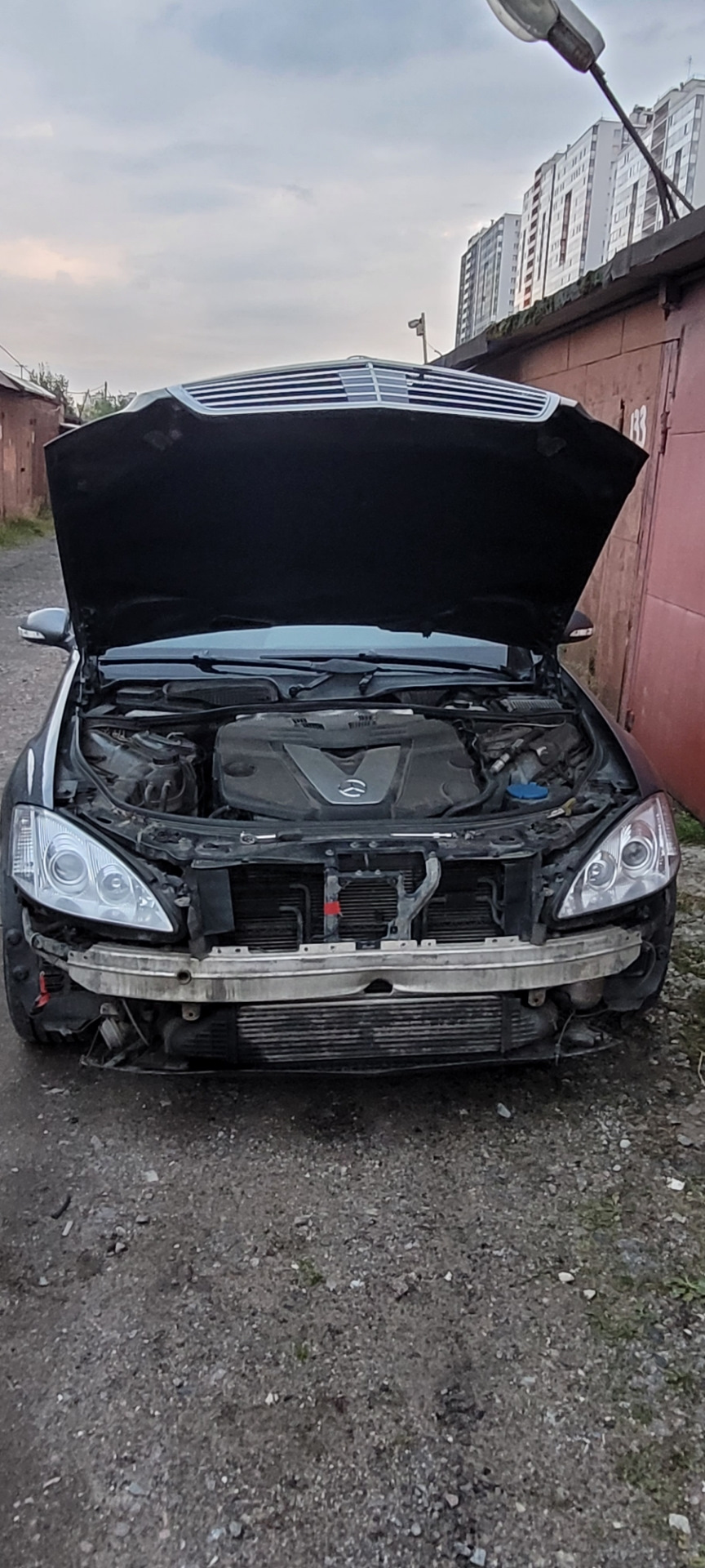 Парктроники и дистроник — Mercedes-Benz S-Class (W221), 3 л, 2006 года ...