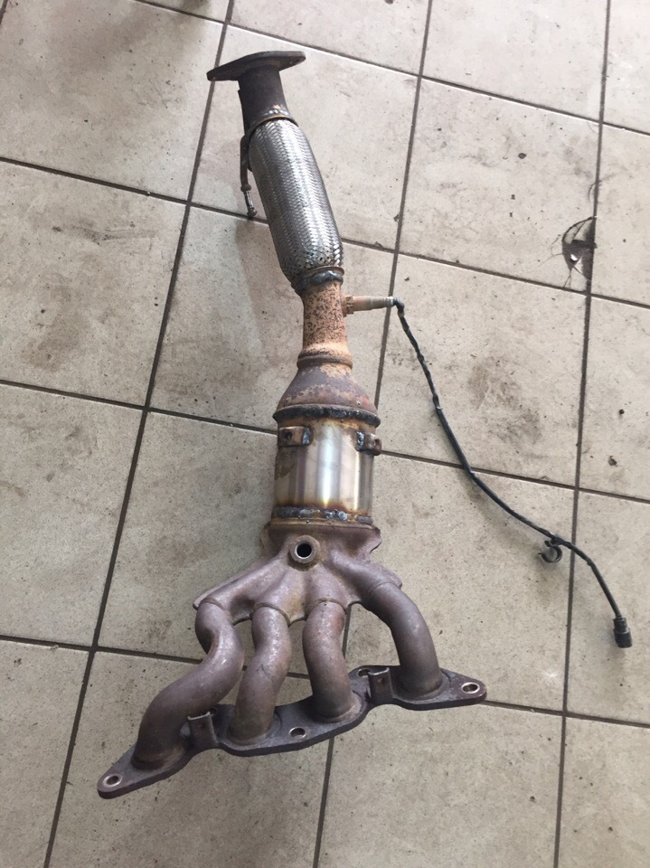 144800км. Удаление катализатора и замена гофры. — Ford Focus III ...