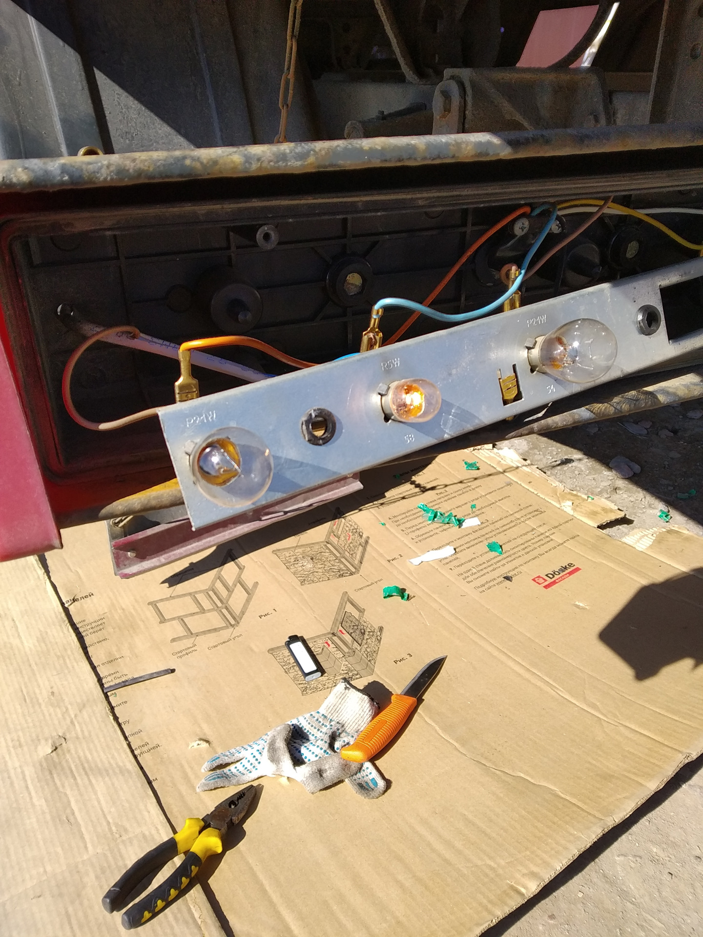 Пропали габариты — ГАЗ Газель, 2,3 л, 2005 года | своими руками | DRIVE2