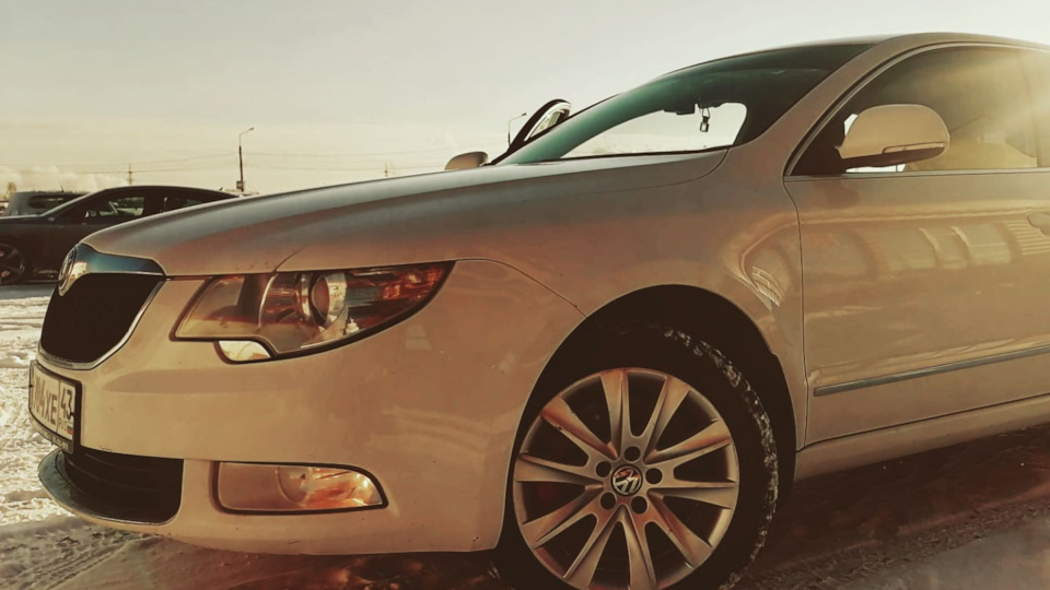 Шиповка зимней резины. 5 колесо. — Skoda Superb Mk2, 1,8 л, 2013 года ...