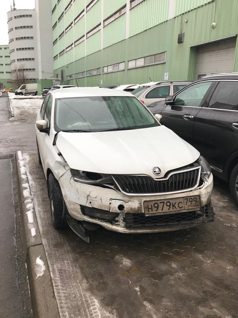 Попрощался с машинкой своей. Тотал — Skoda Rapid (1G), 1,4 л, 2018 года |  ДТП | DRIVE2