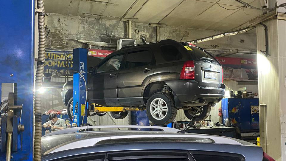 Замена масляного поддона малого, замена масла, масляного фильтра, пары ...