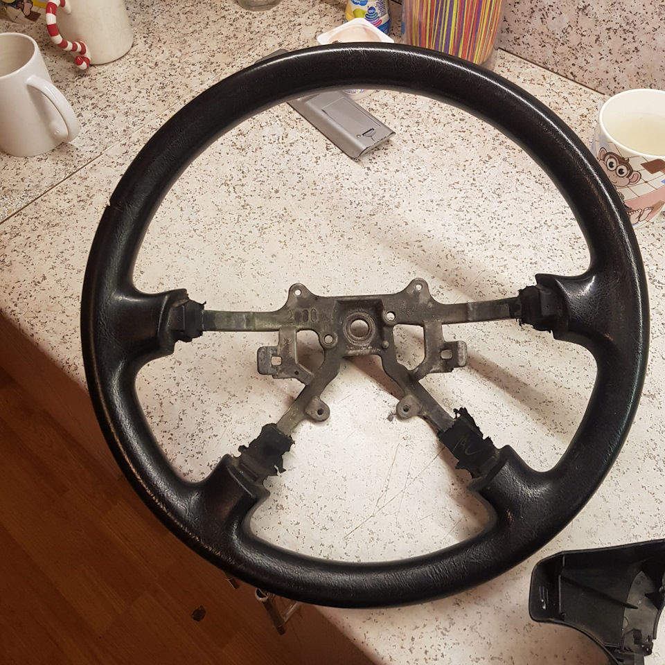 Перешив руля своими руками на каризме — Mitsubishi Carisma, 1,6 л, 2000 ...