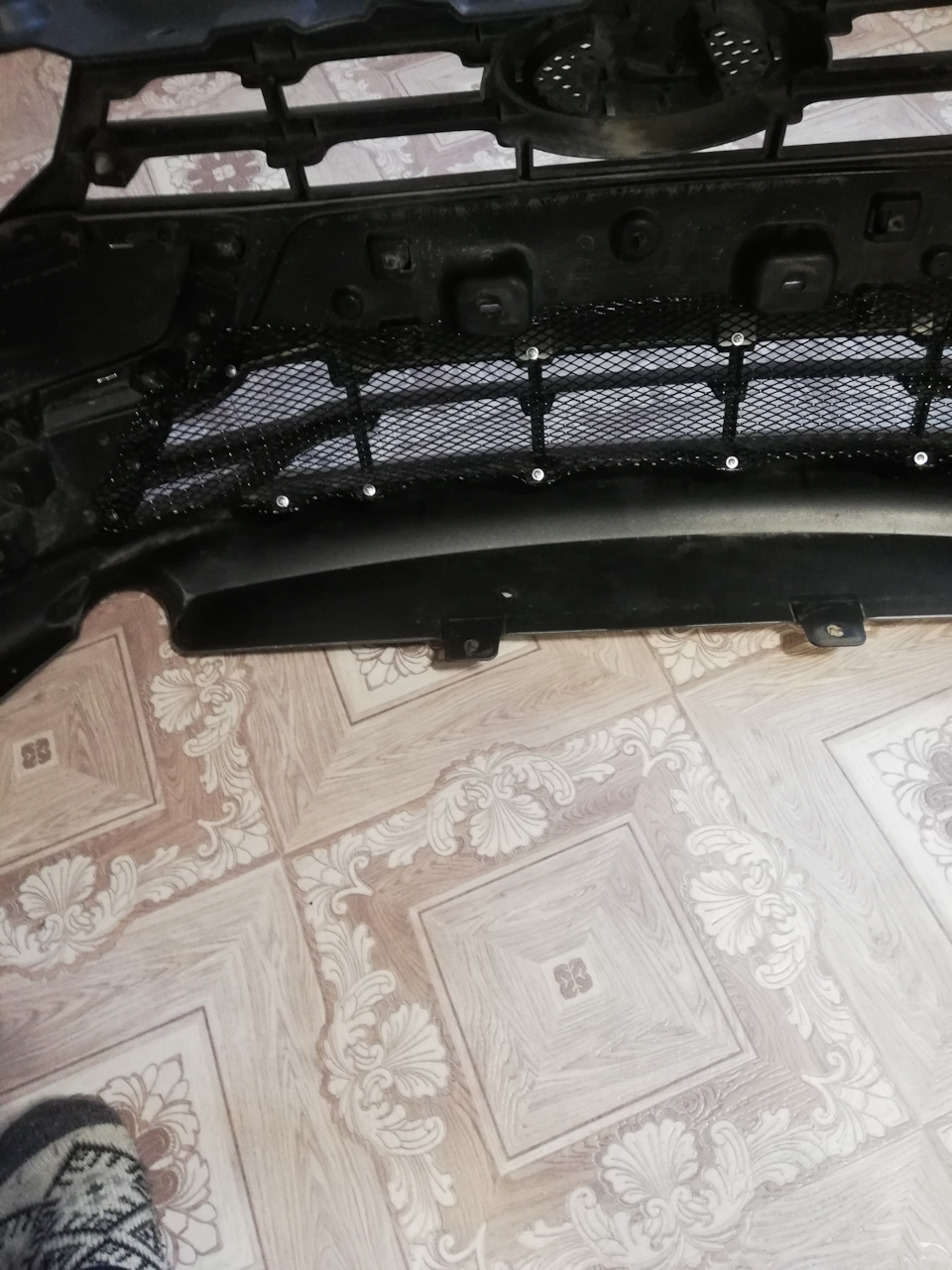 Установка передних ПТФ — Lada Гранта (2G) FL, 1,6 л, 2019 года | своими ...