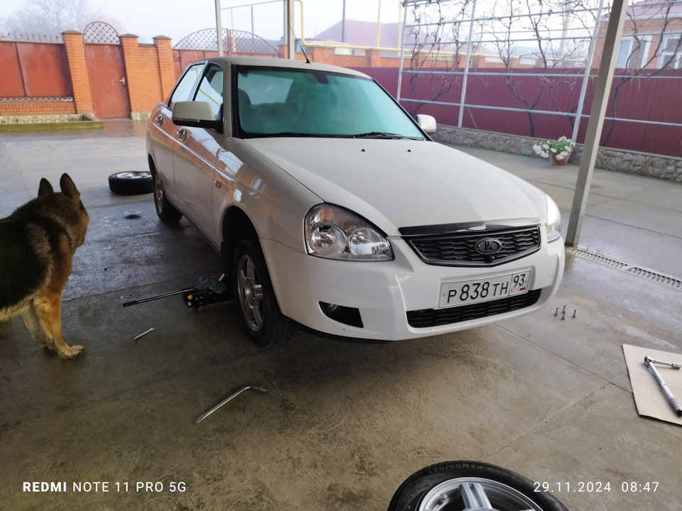 Поставил зимние Торусы R14 — Lada Приора седан, 1,6 л, 2017 года ...