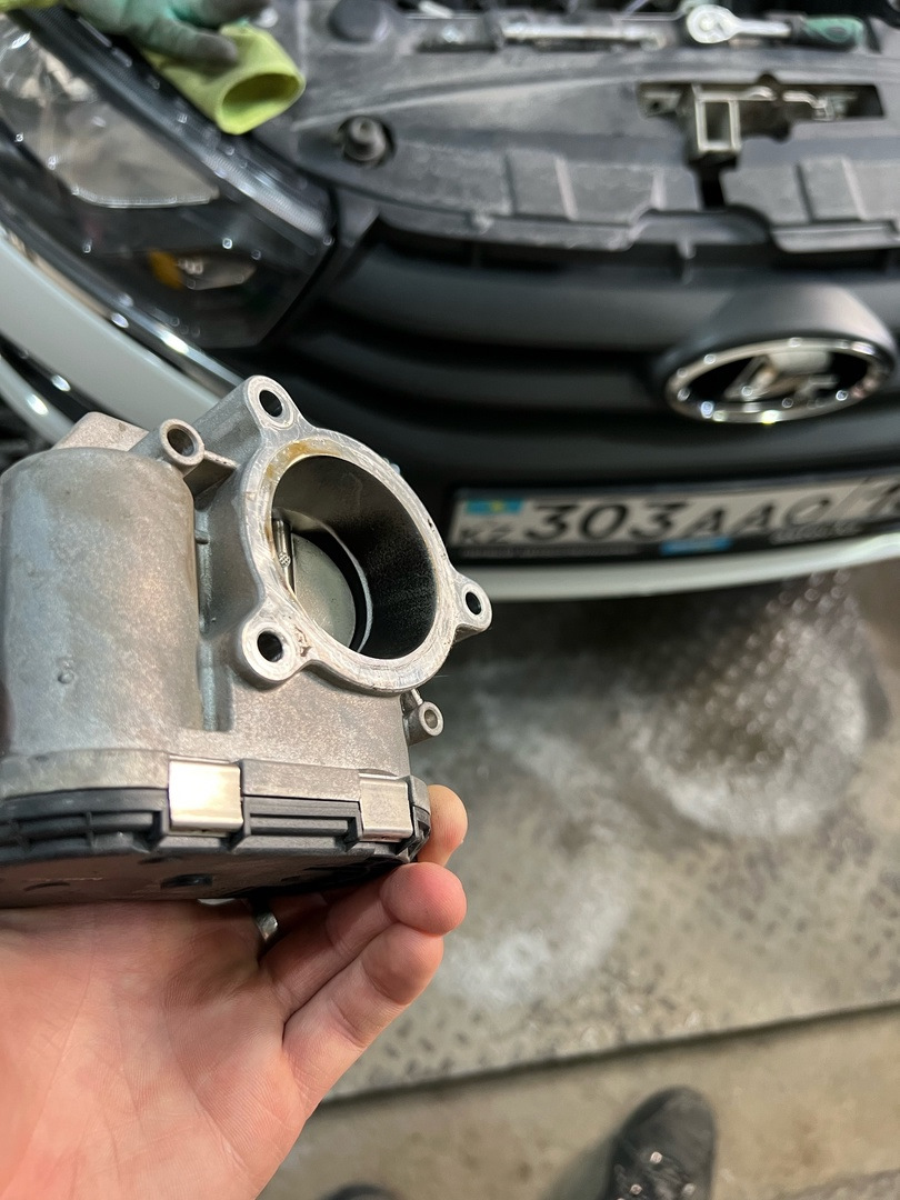 Дроссельная заслонка Т/О (30.000 км) — Lada Гранта (2G) FL, 1,6 л, 2022 ...