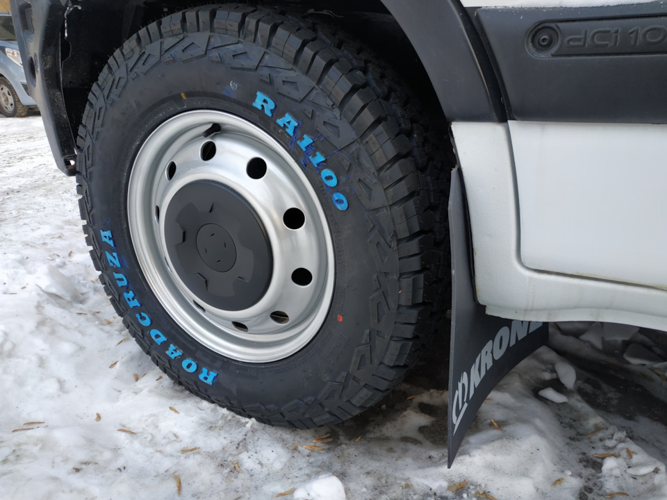 Резина ROADCRUZA RA-1100 A/T 225/75/16 — Renault Master (2G), 2,5 л ...