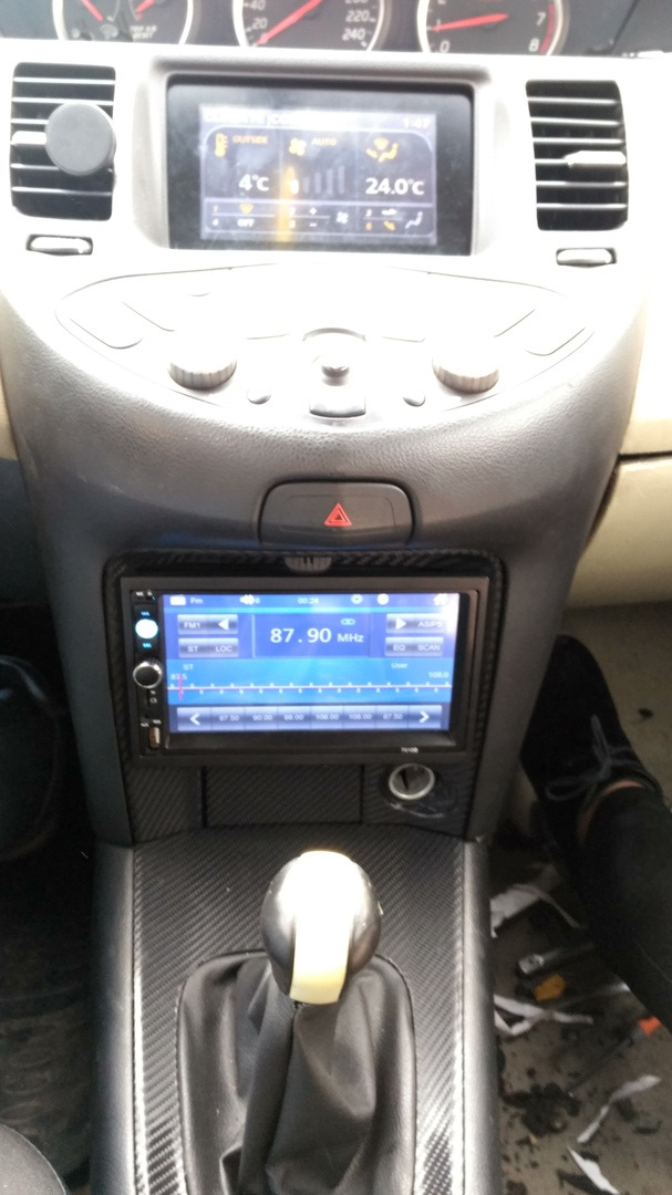 2din магнитола в замен штатной. — Nissan Primera (P12), 1,6 л, 2004 ...