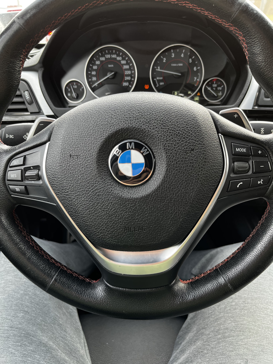 Лепестки и круиз на спорт руль — BMW 3 series (F30), 2 л, 2014 года |  наблюдение | DRIVE2