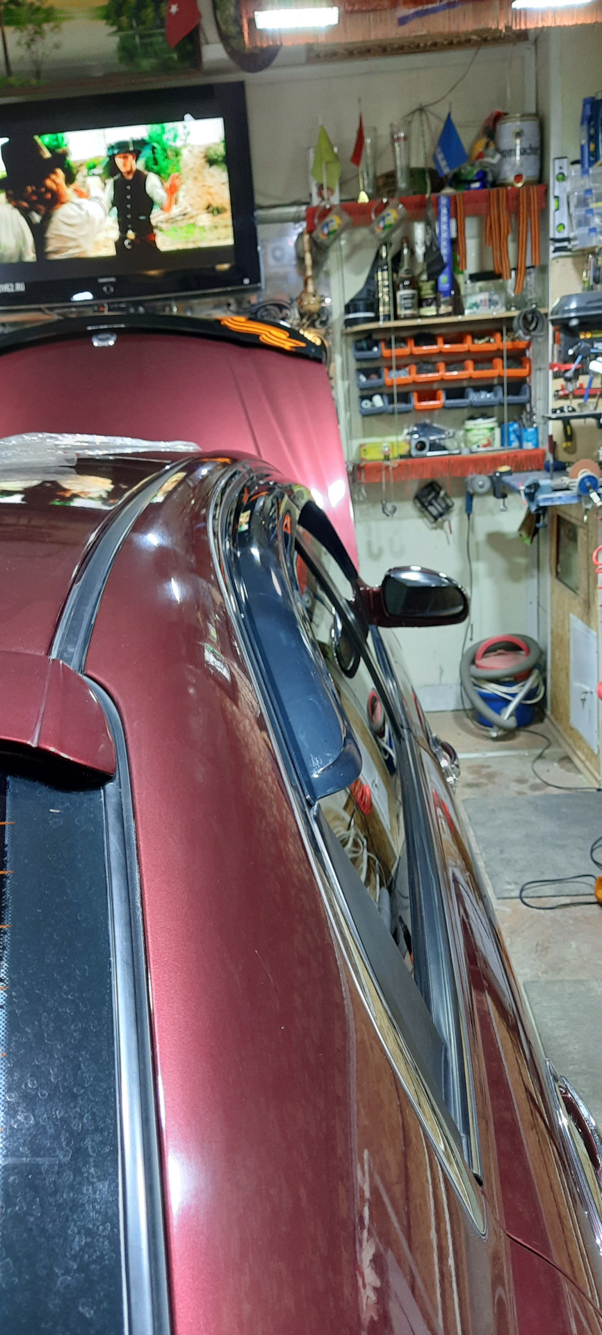 Замена дефлекторов — Hyundai Sonata IV (EF), 2 л, 2007 года ...